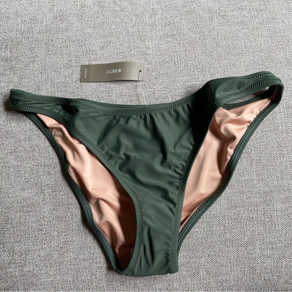 NWT J. Crew Heritage 1989 High-Leg Lined Bikini Bottom Swim Pool Beach Vacation - Picture 2 of 8